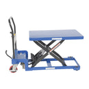 Vestil Steel Low Profile Scissor Carts with Auto Shift 23-5/8 In. x 35-1/2 In. 900 Lb. Capacity Blue - CART-900-LP-AS