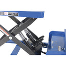 Vestil Steel Low Profile Scissor Carts with Auto Shift 23-5/8 In. x 35-1/2 In. 900 Lb. Capacity Blue - CART-900-LP-AS