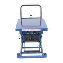 Vestil Steel Low Profile Scissor Carts with Auto Shift 23-5/8 In. x 35-1/2 In. 900 Lb. Capacity Blue - CART-900-LP-AS