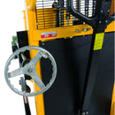 Vestil Steel Manual Drum Lifter/Rotator/Transport 51-1/2 In. x 34 In. x 82-5/8 In. 550 Lb. Capacity Yellow/Black - DRUM-LRT-II