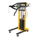 Vestil Steel Manual Drum Lifter/Rotator/Transport 51-1/2 In. x 34 In. x 82-5/8 In. 550 Lb. Capacity Yellow/Black - DRUM-LRT-II