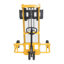 Vestil Steel Manual Rough Terrain Stacker 62 In. Raised Height 2,000 Lb. Capacity Yellow - RT-MS-62-AF