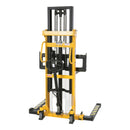Vestil Steel Manual Stacker Adjustable Forks/Legs 2,200 Lb. Capacity Black - VHPS-2200-AA