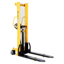 Vestil Steel Manual Stacker Fixed Forks/Legs 2,000 Lb. Capacity Black / Yellow - VHPS-2000-FF
