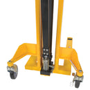 Vestil Steel Manual Stacker Narrow Mast Fixed Forks/Legs 1,000 Lb. Capacity Black / Yellow - VHPS-NM-1000-FF