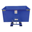 Vestil Steel Medium Duty Self Dumping Hopper 2-1/2 Cubic Yard 4000 Lb. Capacity Blue - D-250-MD