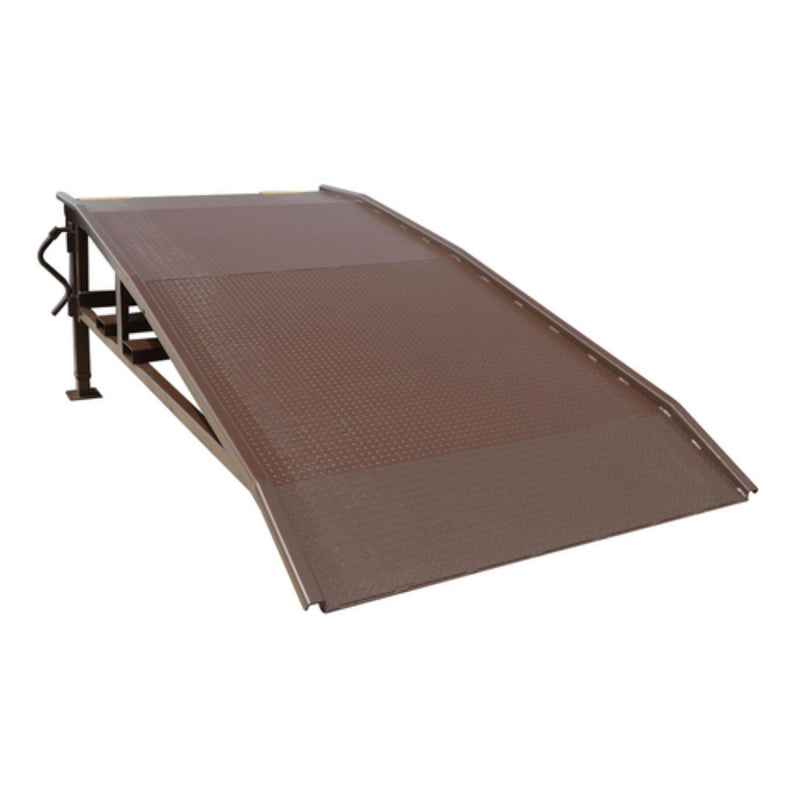 Vestil Steel Mini Yard Ramp 75 In. x 14 Ft. 5,000 Lb. Capacity Brown - YRM-05-7514