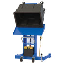 Vestil Steel Multi Purpose Tote Dumper 48 In. Dump Height 600 Lb. Capacity Blue - JMD-1000-48