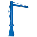 Vestil Steel Multi Station Jib Crane 72 In. I-Beam 1000 Lb. Capacity Blue - JIB-P-10-6-8