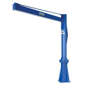Vestil Steel Multi Station Jib Crane 96 In. I-Beam 1000 Lb. Capacity Blue - JIB-P-10-8-8