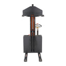 Vestil Steel Narrow Mast Stacker DC Powered 62 In. Raised Height Fixed Fork 27 In. Fork Width 2,200 Lb. Capacity Black / Yellow - SNM-62-FF-27