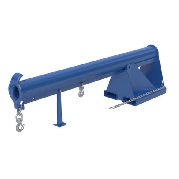 Vestil Steel Non Telescoping Lift Boom 11 In. Fork Pocket Center 6,000 Lb. Capacity Blue and Yellow - LM-1NT-6-11