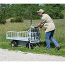 Vestil Steel Off-Road Traction Drive Cart 500 Lb. Rough Terrain Capacity Gray - OROAD-1000