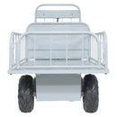 Vestil Steel Off-Road Traction Drive Cart 500 Lb. Rough Terrain Capacity Gray - OROAD-1000