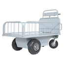 Vestil Steel Off-Road Traction Drive Cart 500 Lb. Rough Terrain Capacity Gray - OROAD-1000