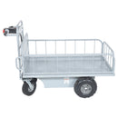 Vestil Steel Off-Road Traction Drive Cart 500 Lb. Rough Terrain Capacity Gray - OROAD-1000