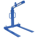 Vestil Steel Overhead Load Lifter Adjustable 42 In. Fork 4000 Lb. Capacity Blue - OLA-4-42