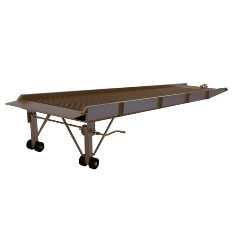 Vestil Steel Overlap Yard Ramp 73 In. x 30 Ft. 20,000 lb. Capacity Earth Tone Brown - YR-20-7330