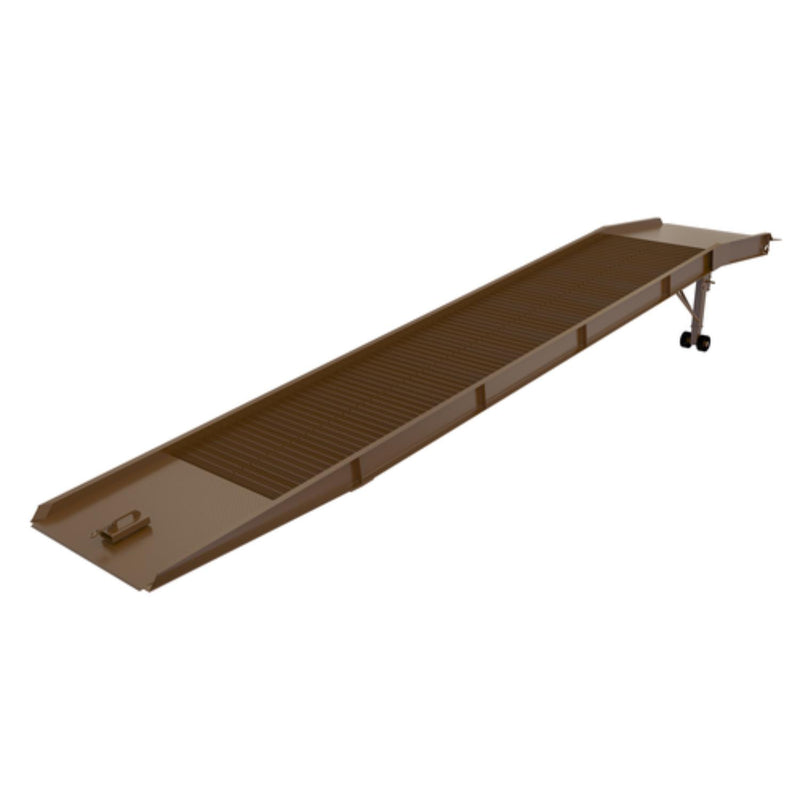 Vestil Steel Overlap Yard Ramp 73 In. x 36 Ft. 20,000 lb. Capacity Earth Tone Brown - YR-20-7336