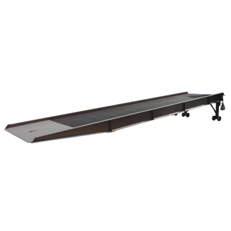 Vestil Steel Overlap Yard Ramp 85 In. x 30 Ft. 25,000 lb. Capacity Earth Tone Brown - YR-25-8530