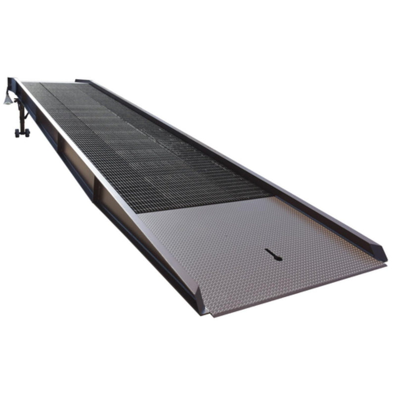Vestil Steel Overlap Yard Ramp 85 In. x 36 Ft. 30,000 lb. Capacity Earth Tone Brown - YR-30-8536
