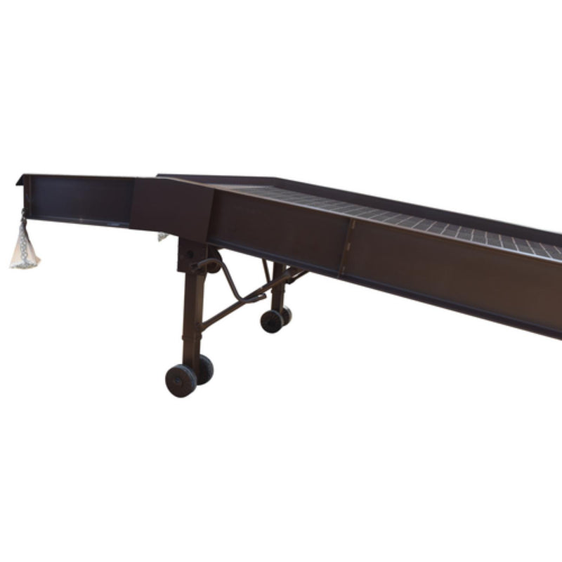 Vestil Steel Overlap Yard Ramp 85 In. x 36 Ft. 30,000 lb. Capacity Earth Tone Brown - YR-30-8536