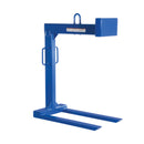 Vestil Steel Pallet Lifter 48 In. Fork 4000 Lb. Capacity Blue - HDP-4-48