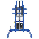 Vestil Steel Pallet Master/Server Stacker 115 Volt AC Powered 50 In. Raised Height 4,000 Lb. Capacity Blue - PMPS-50-AC