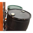 Vestil Steel Pallet Straddling Drum Truck Fits Drums 13 To 55 Gallon 700 Lb. Capacity Orange - PSDT-ADP-2136