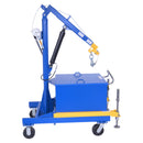Vestil Steel Portable Cantilever Hoist 113-3/8 In. x 35-11/16 In. x 89 In. 4000 Lb. Capacity Blue - P-JIB-4
