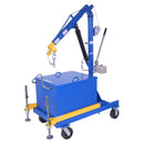 Vestil Steel Portable Cantilever Hoist 113-3/8 In. x 35-11/16 In. x 89 In. 4000 Lb. Capacity Blue - P-JIB-4