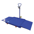 Vestil Steel Portable Diamond Plate Scale 78 In. x 60 In. x 2 In. 3,000 Lb. Capacity Blue - VPFS-3B