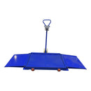 Vestil Steel Portable Diamond Plate Scale 78 In. x 60 In. x 2 In. 3,000 Lb. Capacity Blue - VPFS-3B