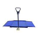 Vestil Steel Portable Diamond Plate Scale 78 In. x 60 In. x 2 In. 3,000 Lb. Capacity Blue - VPFS-3B