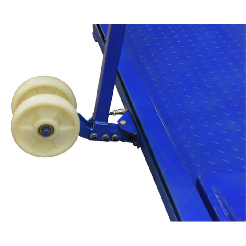 Vestil Steel Portable Diamond Plate Scale 98 In. x 71 In. x 2 In. 3,000 Lb. Capacity Blue - VPFS-3C