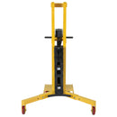 Vestil Steel Portable Ergonomic Drum Truck with Scale 38-5/8 In. x 35 In. x 64 In. 900 Lb. Capacity Yellow - DRUM-55-SCL-E