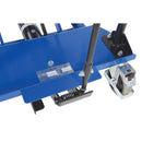 Vestil Steel Premium Double Scissor Cart with Foot Release 23-1/4 In. x 33 In. 600 Lb. Capacity Blue - CART-600-D-FR