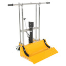 Vestil Steel Roll Lifter Transporter 15-3/4 In. Roll Diameter 880 Lb. Capacity Yellow - HYD-ROLL-16