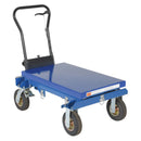 Vestil Steel Rough Terrain Elevating Cart 20-1/2 In. x 33-1/2 In. 600 Lb. Capacity Blue - CART-PN-600