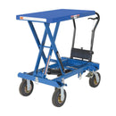 Vestil Steel Rough Terrain Elevating Cart 20-1/2 In. x 33-1/2 In. 600 Lb. Capacity Blue - CART-PN-600