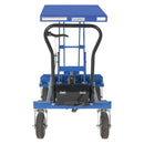 Vestil Steel Rough Terrain Elevating Cart 20-1/2 In. x 33-1/2 In. 600 Lb. Capacity Blue - CART-PN-600