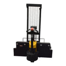 Vestil Steel Rough Terrain Powered Stacker 62 In. Raised Height 3,000 Lb. Capacity Black - RT-S-62-AF