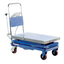 VestilSteel Scissor Cart with Scale 19-1/2 In. x 32 In. 500 Lb. Capacity Blue/Silver - CART-500-SCL