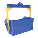 Vestil Steel Self Dumping Bin 2 Cubic Yard 6,000 Capacity Blue - SDB-200-6