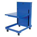 Vestil Steel Self Elevating Spring Table 20 In. x 20 In. 840 Lb. Capacity Blue - ETS-840-30