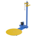 Vestil Steel Semi-Automatic Stretch Wrap Machine 50 In. Turntable Diameter 4,000 Lb. Capacity Blue / Yellow - SWA-50