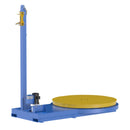 Vestil Steel Semi-Automatic Stretch Wrap Machine 60 In. Turntable Diameter 5,000 Lb. Capacity Blue / Yellow - SWA-60