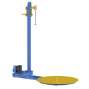 Vestil Steel Semi-Automatic Stretch Wrap Machine 70 In. Turntable Diameter 4,000 Lb. Capacity Blue / Yellow - SWA-70