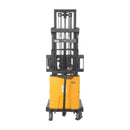 Vestil Steel Semi Electric Drum Gripper/Rotator Stacker Accepts 16, 30, & 55 Gallon Steel Drums Black / Yellow - SL-118-PDGR