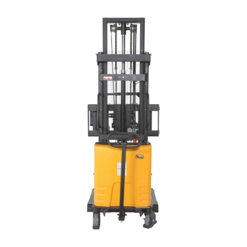 Vestil Steel Semi Electric Drum Gripper/Rotator Stacker Accepts 16, 30, & 55 Gallon Steel Drums Black / Yellow - SL-118-PDGR